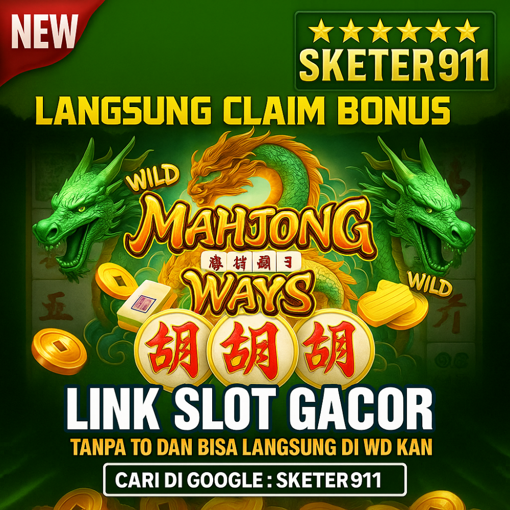 SKETER911 : Situs Slot Terpercaya Penyedia Scatter Penghasil Wd Jackpot Berkali-kali